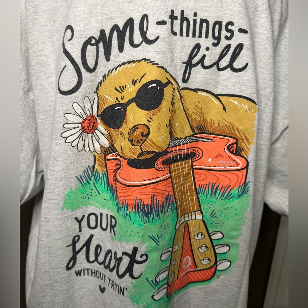 Girlie Girl Originals SOME THINGS FILL YOUR HEART WITHOUT EVEN TRYIN' Tee